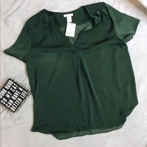 Emerald Green Blouse